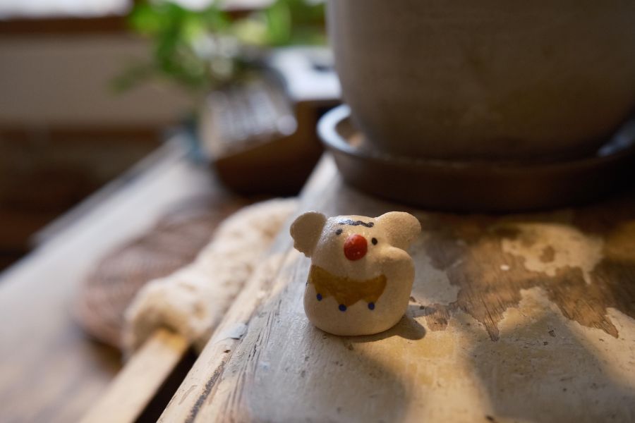 kis room 招財小動物系列 - 無尾熊 招財、招財貓、陶偶、手作、職人、藝術家、招財動物、發財、公仔、擺件、陶藝