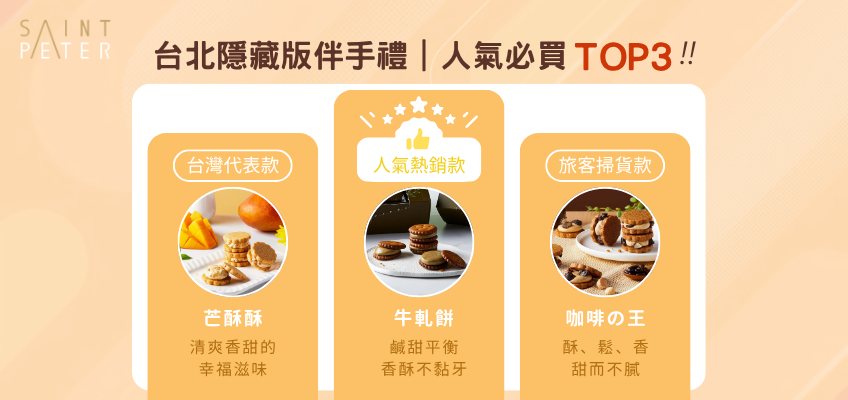 台北隱藏伴手禮|聖比德