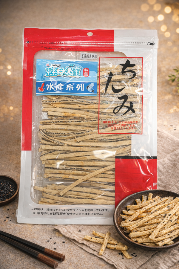 【絲米達】芝麻鱈魚香絲 100g/包 