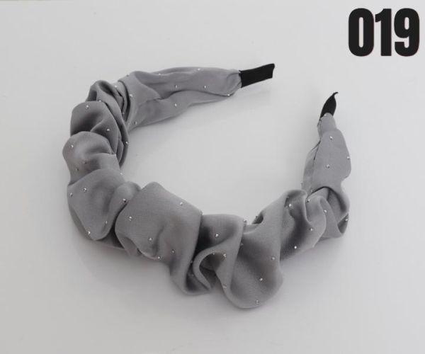 【15p】流星點點髮箍-灰藍 1入 