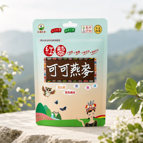 【紅藜之家】紅藜可可燕麥粉 275g/袋 [275g] 