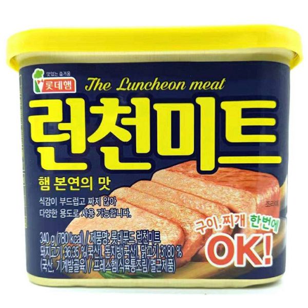 韓國LOTTE 午餐肉 340g/罐 