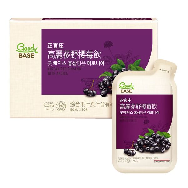 【正官庄】台版 高麗蔘野櫻莓飲(50ml*30包) 