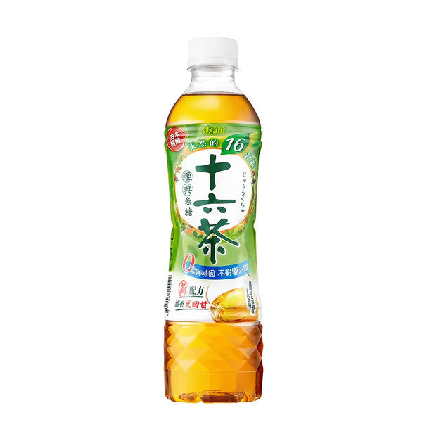 台灣朝日 十六茶零咖啡因複方茶 530ml/瓶 