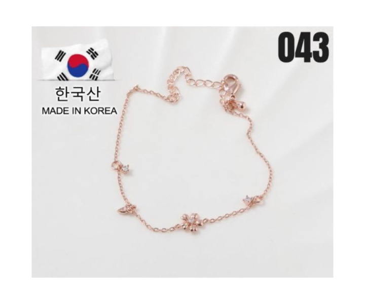 【15p】永生花手鍊-玫瑰金 1入 