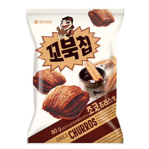 【好麗友】烏龜玉米脆片-巧克力口味 80g/包 