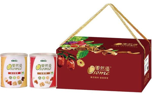 統一生機 果然優堅果禮盒 (綜合堅果360g+全堅果300g) 