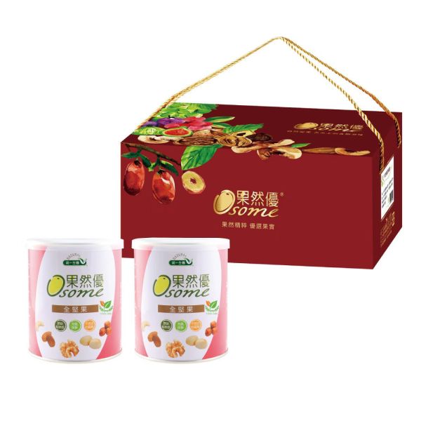 統一生機 果然優全堅果禮盒 (300g*2入/盒) 