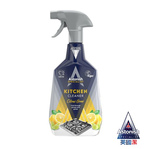 Astonish 英國潔 家用清潔廚房去污清潔劑-檸檬(750ml/瓶) 