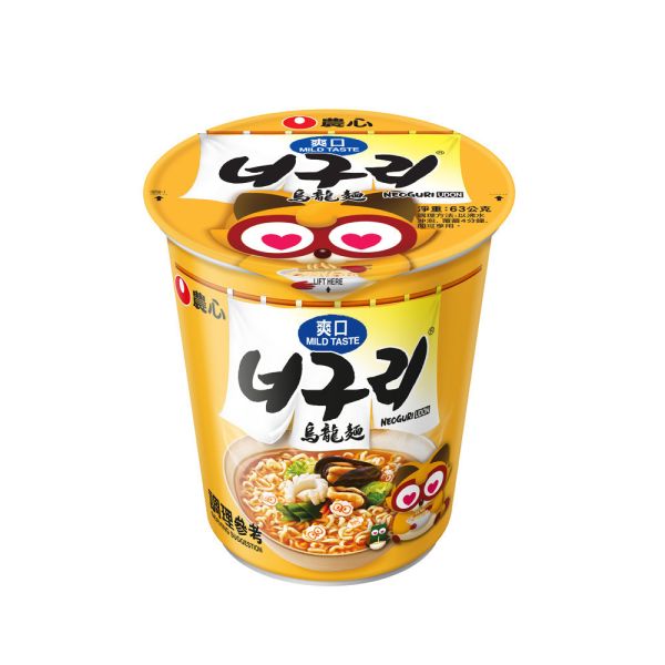 【農心】爽口海鮮味烏龍杯麵 63g/杯 