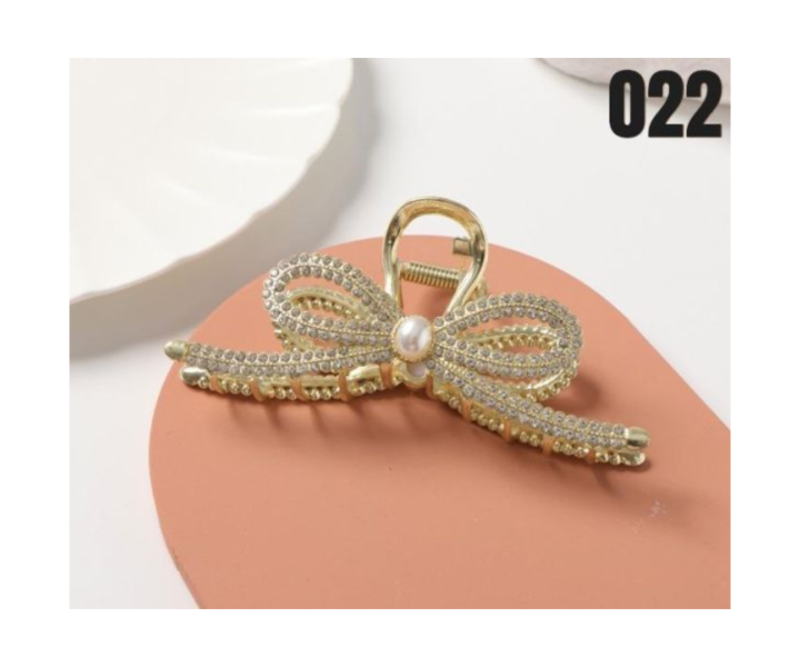 【15p】蝴蝶結金屬抓夾 1入 