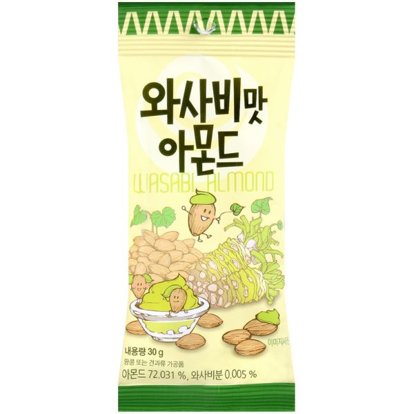 韓國HBAF 杏仁果 山葵味30g/包 