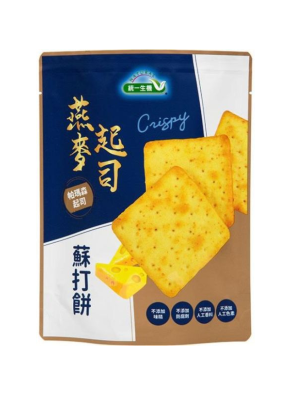 統一生機 蘇打餅燕麥起司 (108g/7入/袋) 