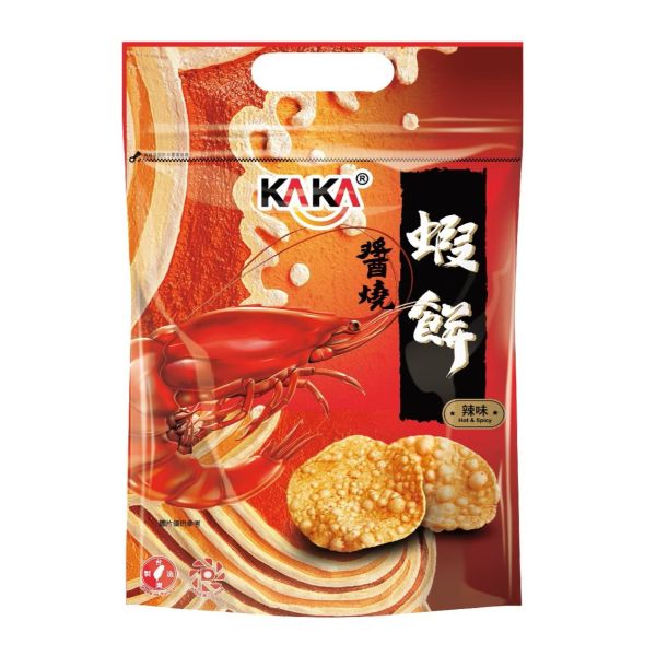 KAKA 醬燒蝦餅-辣味 80g/袋 