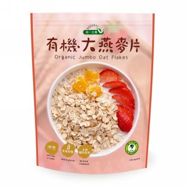 統一生機 有機大燕麥片袋裝 (400g/袋) 
