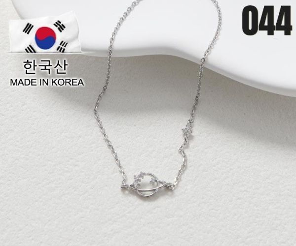 【15p】小巧星球手鍊-銀 1入 