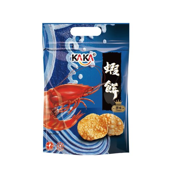 KAKA 醬燒蝦餅-原味80g/袋 