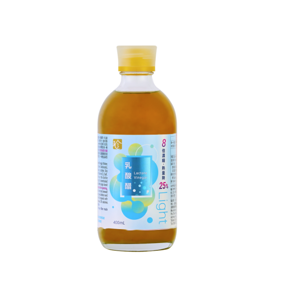 【百家珍】Light果醋 400ml/瓶 (乳酸醋) 