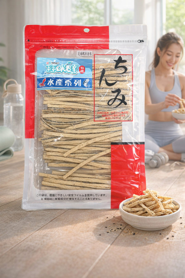 【絲米達】芝麻鱈魚香絲 100g/包 