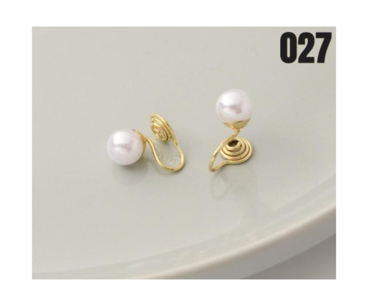 【15p】無耳洞必備珍珠耳夾 1對 