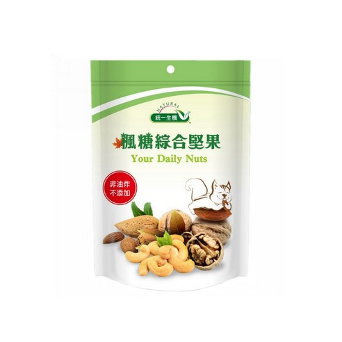 統一生機 楓糖綜合堅果(150g/袋) 