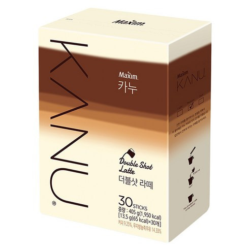 KANU 漸層奶香雙拿鐵咖啡13.5g*10入/盒 