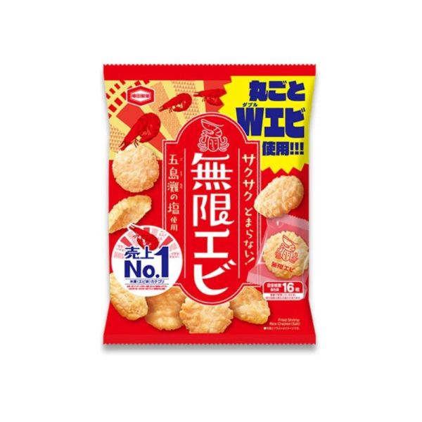 龜田無限蝦米果73g 