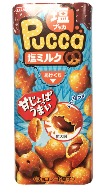 明治製菓 PUCCA牛奶鹽風味餅乾 39g/包 
