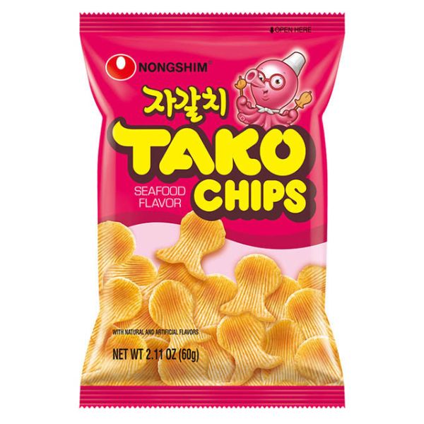 韓國農心 章魚風味餅 60g/包 
