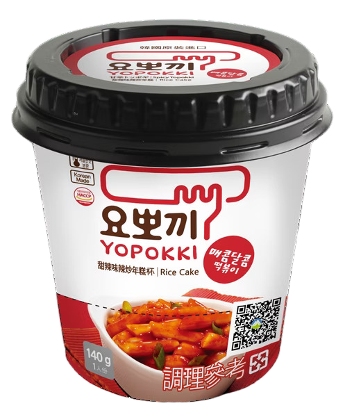 YOPOKKI 甜辣味辣炒年糕(杯)140g 