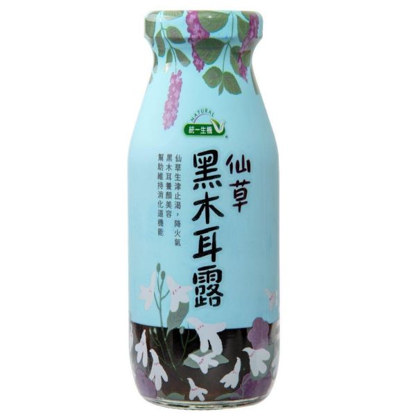 統一生機 仙草黑木耳露 200ml/瓶 