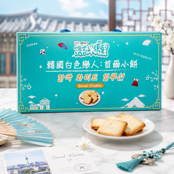 【絲米達】韓風貓舌小餅-禮盒(12入裝) 