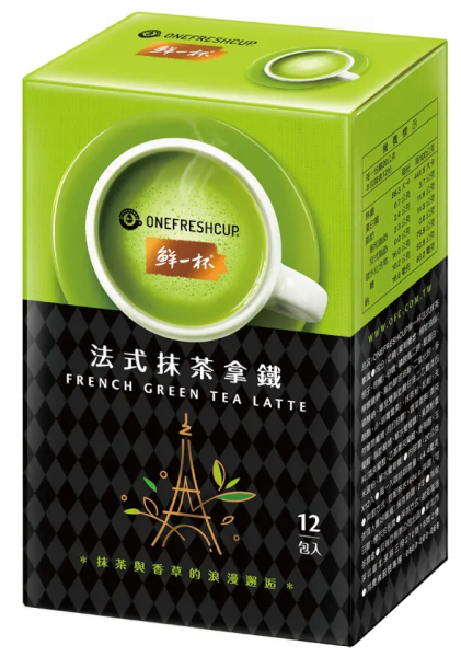 【鮮一杯】法式抹茶拿鐵(20g/12入/盒) 