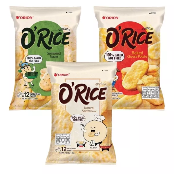韓國好麗友 ORICE 米餅(海苔口味) 95.4g/包 