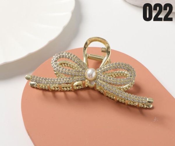 【15p】蝴蝶結金屬抓夾 1入 