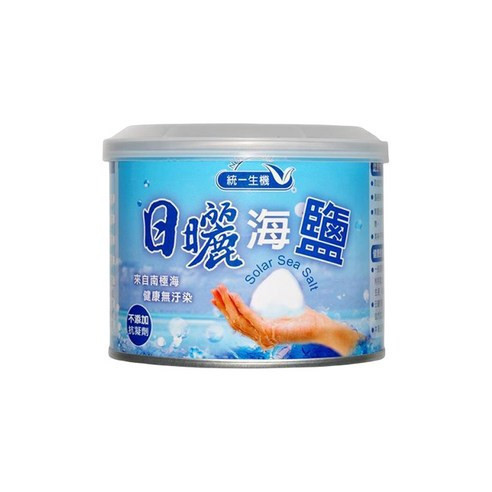 統一生機 日曬海鹽小罐(300g/罐) 
