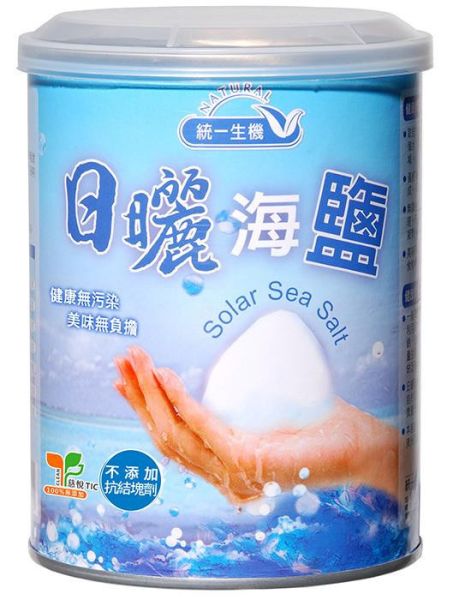 統一生機 日曬海鹽大罐(600g/罐) 