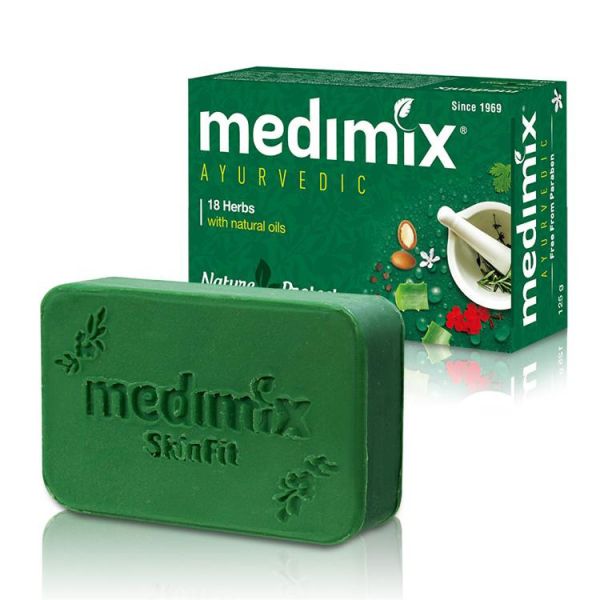【MEDIMIX】印度綠寶石皇室藥皂浴美肌皂-草本 125g/個 