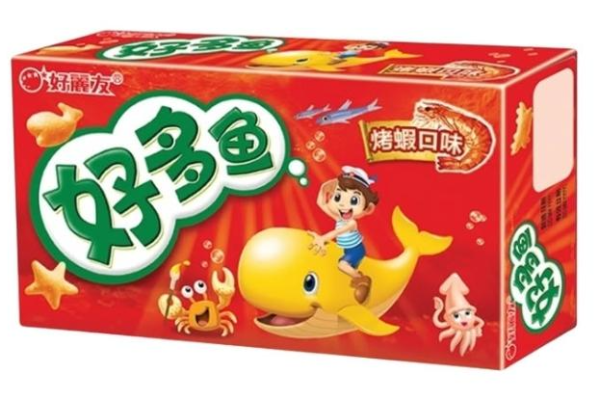 韓國好麗友 好多魚 烤蝦口味30g/盒 