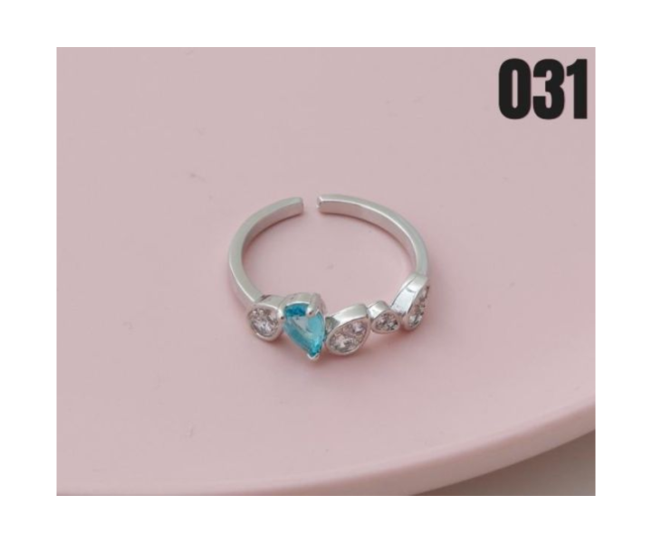 【15p】水滴交集戒指-銀 1入 