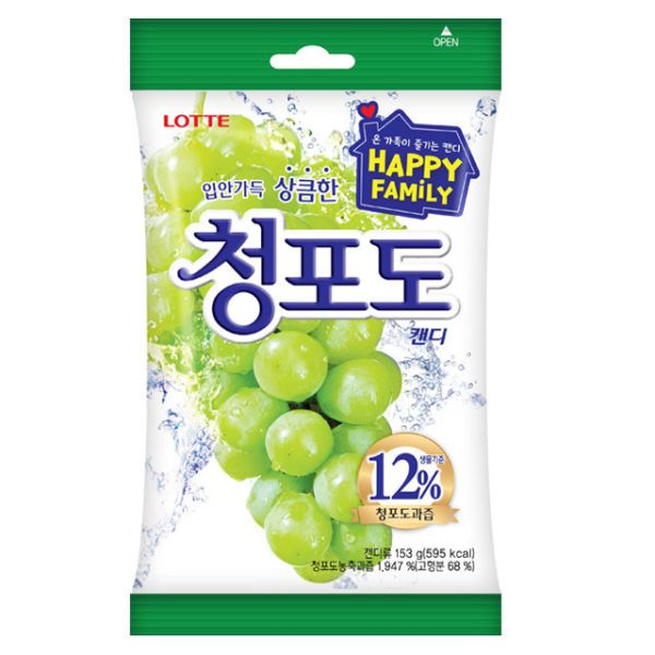 【LOTTE 樂天】青葡萄糖 153g/包 