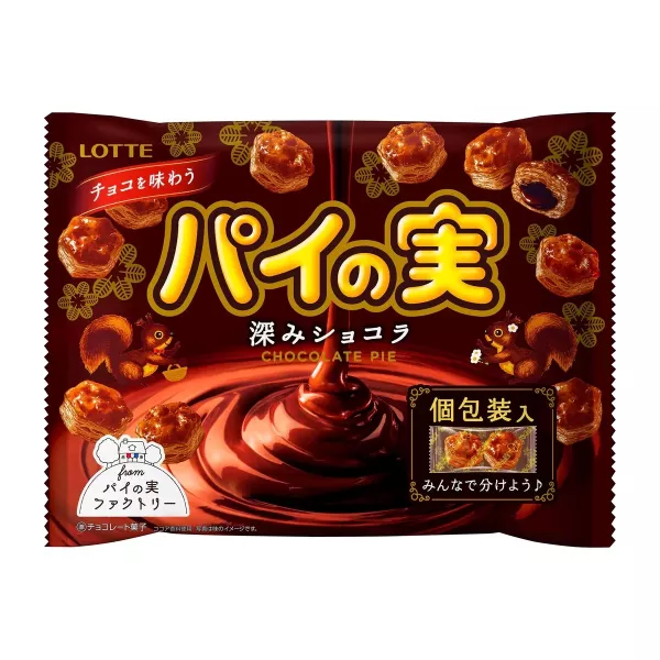 【LOTTE 樂天】千層派濃厚巧克力風味 120.4g/包 
