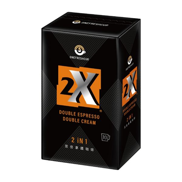 【鮮一杯】雙倍拿鐵咖啡二合一(10入/20g/盒) 