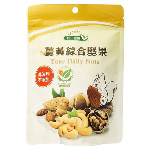 統一生機 薑黃綜合堅果(150g/袋) 