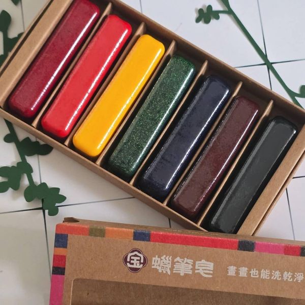 【芙玉寶】蠟筆皂 24g x 7入裝 
