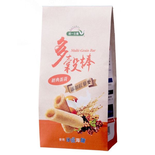統一生機 紅藜多穀棒 經典蛋黃(150g/袋) 
