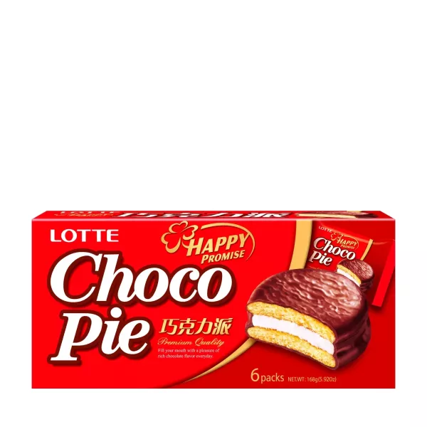 【LOTTE 樂天】巧克力派 (28g/6入/盒) 