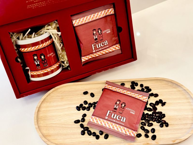 Fuca 原住民系列｜泰雅族陶瓷杯咖啡禮盒 