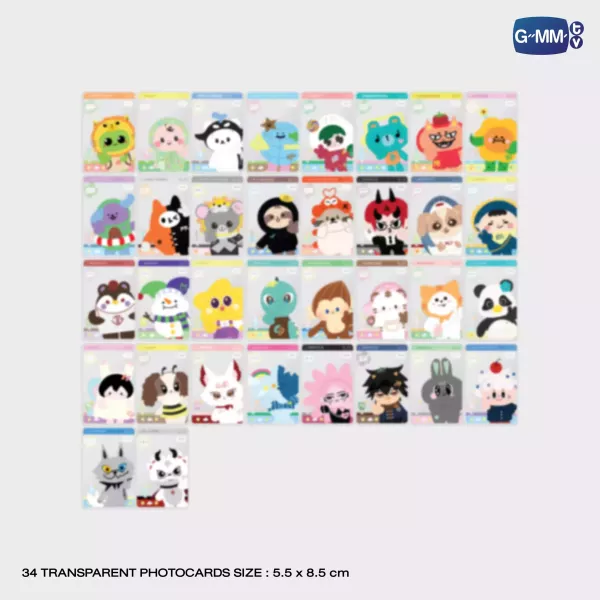 線下代購10/14 3PM結單｜GMMTV 馬來西亞快閃周邊｜娃透卡組/TRANSPARENT CARD SET｜泰韓米果 