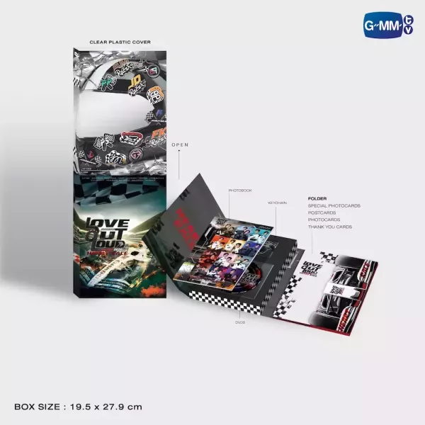 團購7/10結單 | LOVE OUT LOUD FAN FEST 2026 : HEART RACE DVD BOXSET ｜泰韓米果 